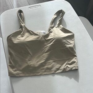 Lululemon Athletica Beige Tank Top